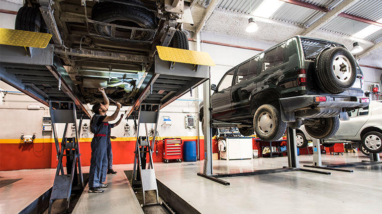 Vehicle lifts and garage equipment