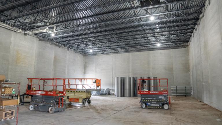 lift construction site